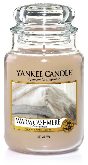 Yankee Candle Warm Cashmere vonná svíčka 623 g Classic velká