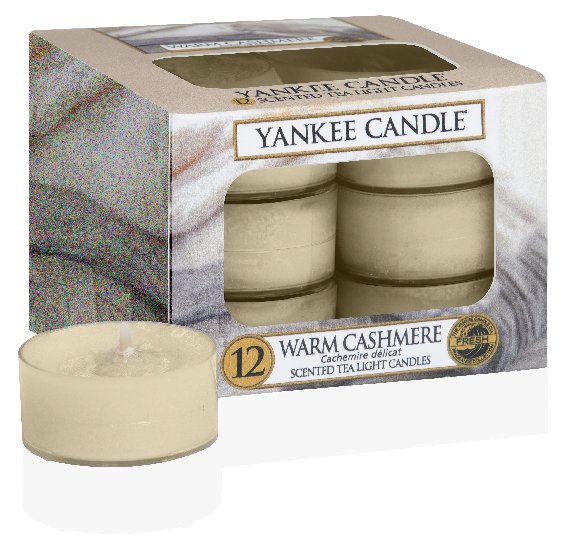 Yankee Candle Warm Cashmere čajová svíčka 12 x 9,8 g