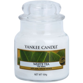 Yankee Candle White Tea vonná svíčka 104 g Classic malá 
