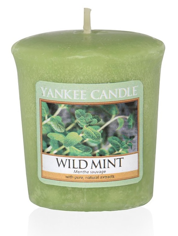 Yankee Candle Wild Mint votivní svíčka 49 g