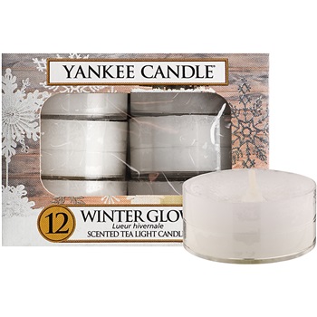 Yankee Candle Winter Glow čajová svíčka 12 x 9,8 g